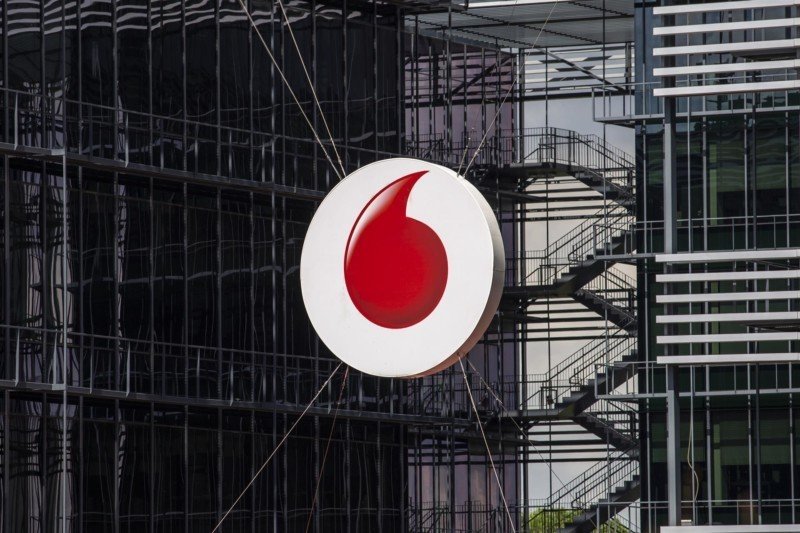 Foto: Logo de la sede de Vodafone en Madrid- Alejandro Martínez Vélez - Europa Press
