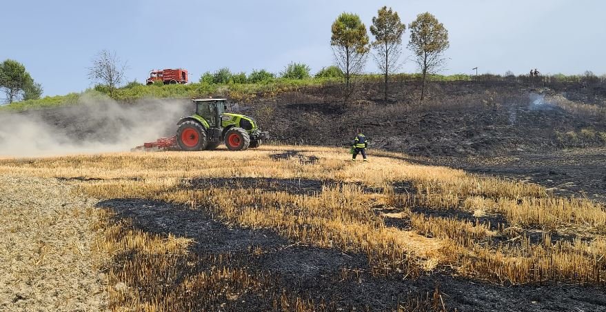 Incendio en Ororbia. Foto: Guardería Forestal