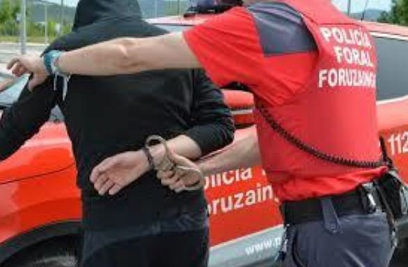 Detención practicada por Policía Foral