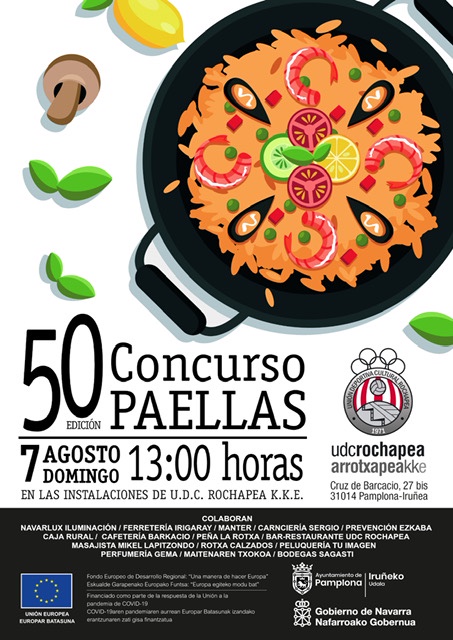 valores sonido vitamina La UDC Rochapea vuelve a celebrar este domingo su concurso de paellas que  cumple 50 edi...